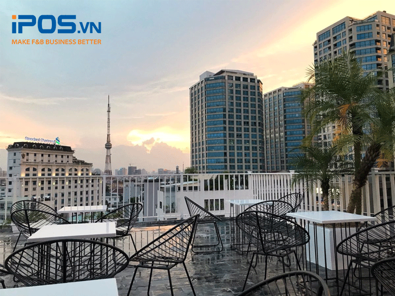 Mô hình Cafe Sân thượng Mô hình Cafe Sân thượng