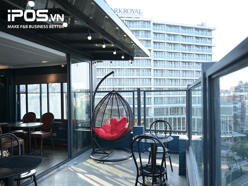 Mô hình Cafe Sân thượng Mô hình Cafe Sân thượng