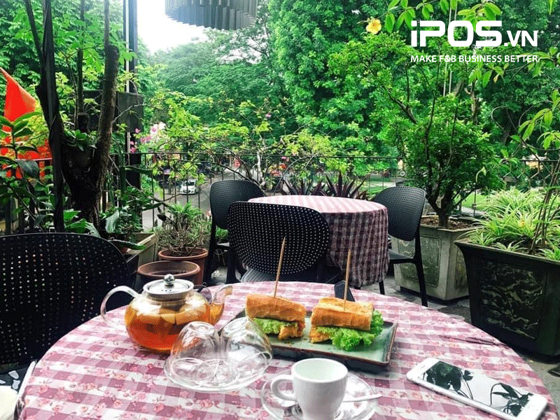 Mô hình Cafe Sân thượng Mô hình Cafe Sân thượng