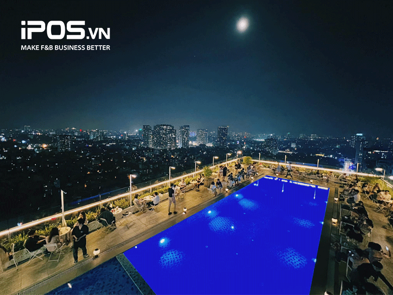 Mô hình Cafe Sân thượng Mô hình Cafe Sân thượng