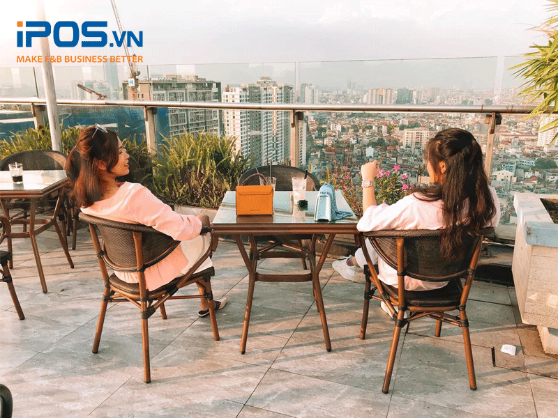 Mô hình Cafe Sân thượng Mô hình Cafe Sân thượng