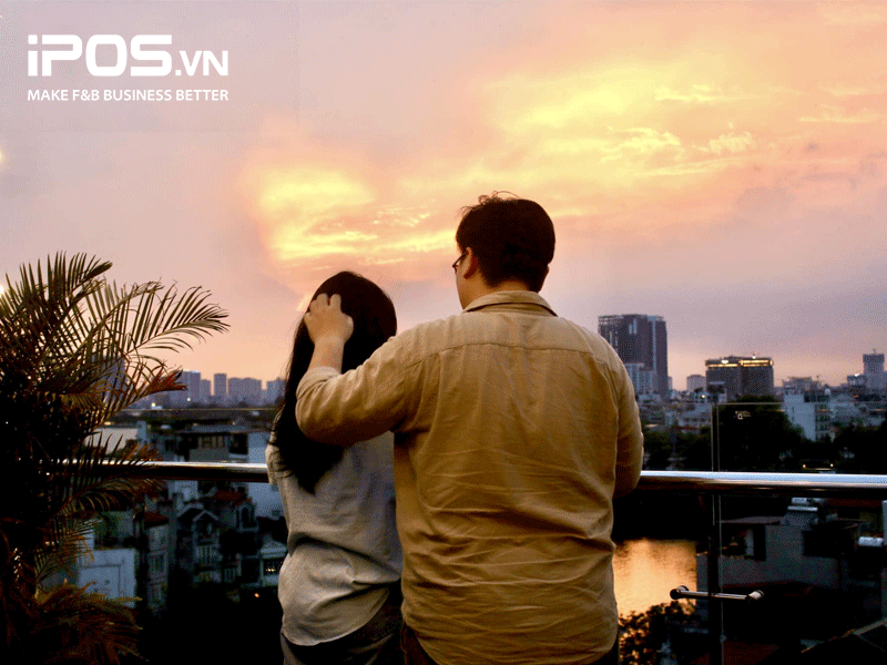 Mô hình Cafe Sân thượng Mô hình Cafe Sân thượng