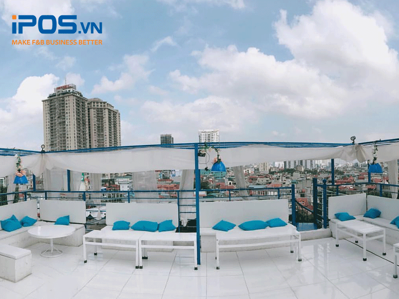 Mô hình Cafe Sân thượng Mô hình Cafe Sân thượng