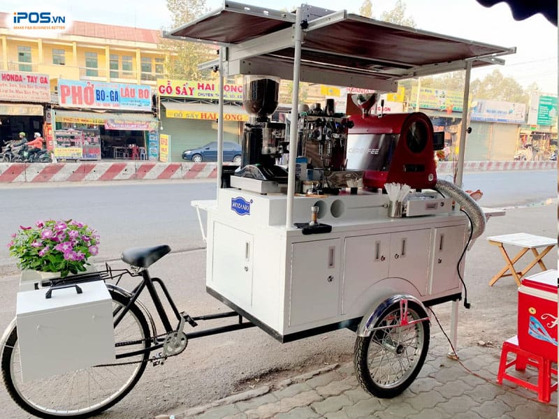 Mô hình kinh doanh cafe xe đẩy không tốn quá nhiều chi phí