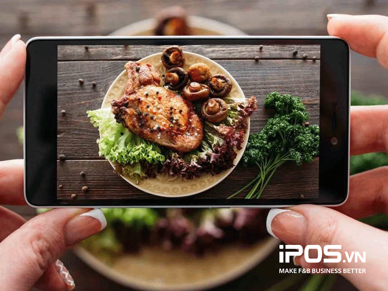 chụp ảnh đồ ăn