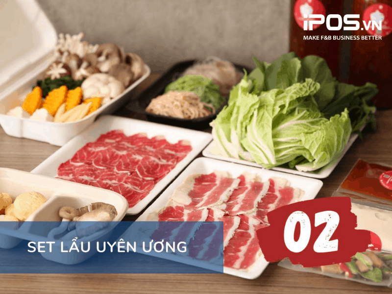 Set lẩu uyên ương của nhà hàng lẩu Thái COCA