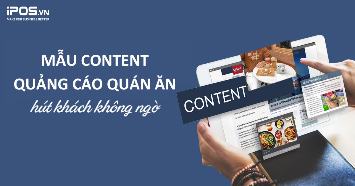 Mẫu content quảng cáo quán ăn đơn giản mà hút khách không ngờ