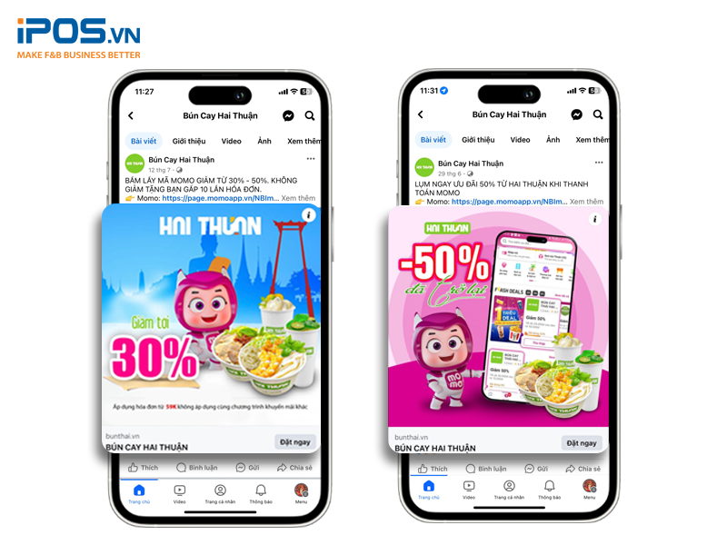 Cửa hàng chủ động truyền thông về chương trình khuyến mãi trên đa nền tảng