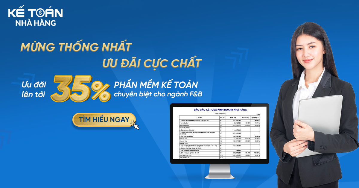[Phần mềm kế toán iPOS Accounting] Chào mừng đại lễ 30/04, 01/05 – Mừng thống nhất, ưu đãi cực chất