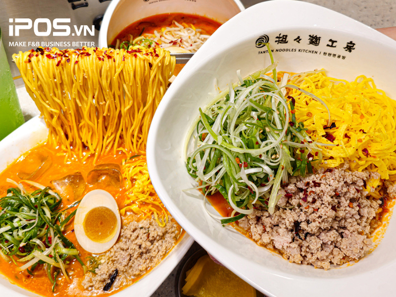 Tantan Noodles Kitchen là địa điểm dành cho các “tín đồ” ẩm thực Hàn Quốc tại Lotte Mall Tây Hồ