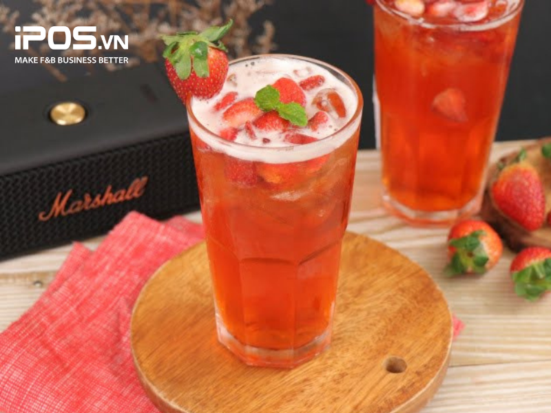 Trà trái cây rất được khách hàng ưa chuộng vào mùa hè