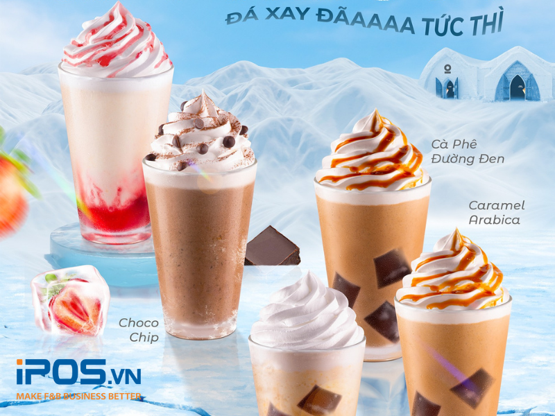 Bộ sưu tập đồ uống mùa hè Frosty đá xay của The Coffee House