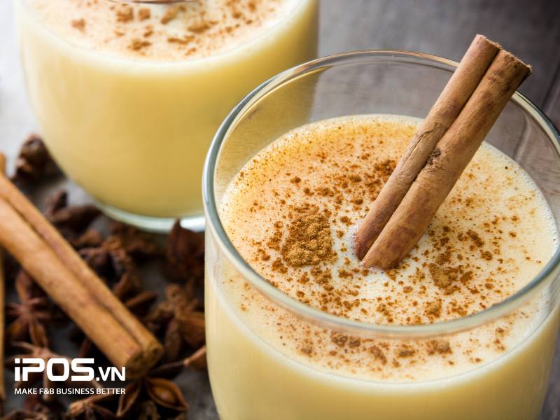 Đồ uống nóng cho menu mùa đông quán cafe: Eggnog
