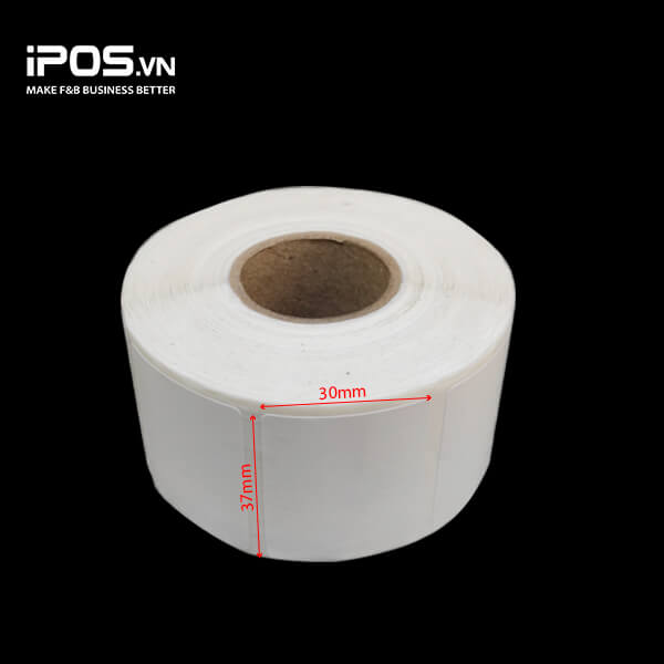 GIẤY IN TEM NHÃN 30x37mm (lốc 10 cuộn)