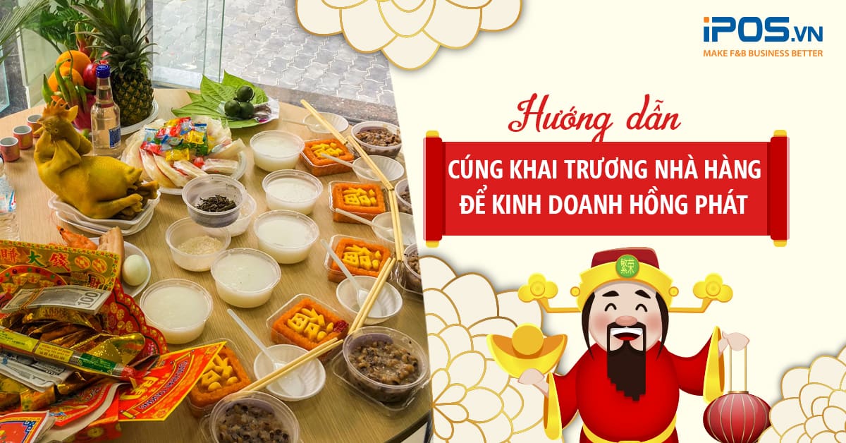 Hướng dẫn cúng khai trương cho cửa hàng kinh doanh hồng phát