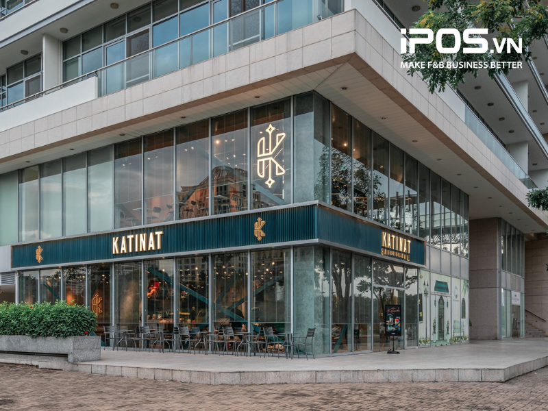 Katinat nổi bật một góc phố với phong cách trẻ trung hiện đại 