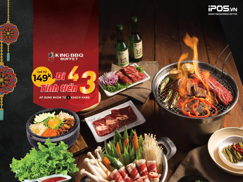 marketing cho quán nướng không khói mới mở