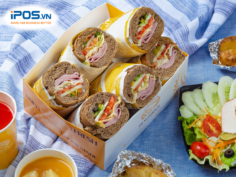 Bánh sandwich cũng là một dòng đồ ăn Healthy bán chạy