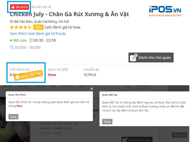 Kinh doanh đồ uống trên App