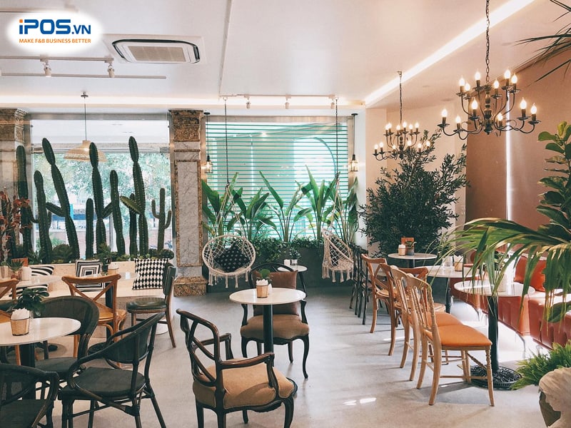 mô hình quán cafe