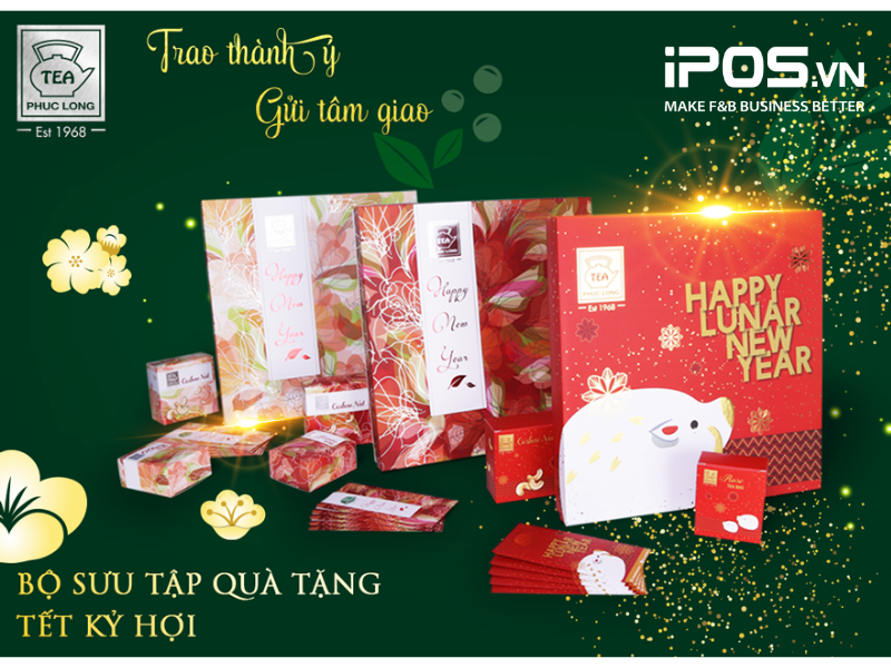 Bộ sưu tập quà Tết của thương hiệu Phúc Long
