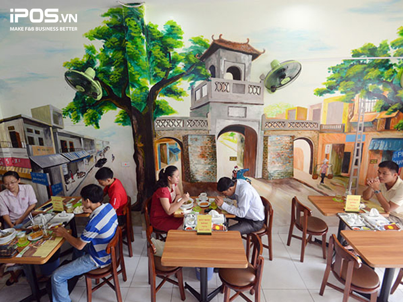 mặt bằng nhà hàng