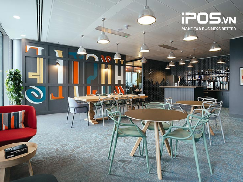 Mẫu thiết kế quán cafe phong cách Modern