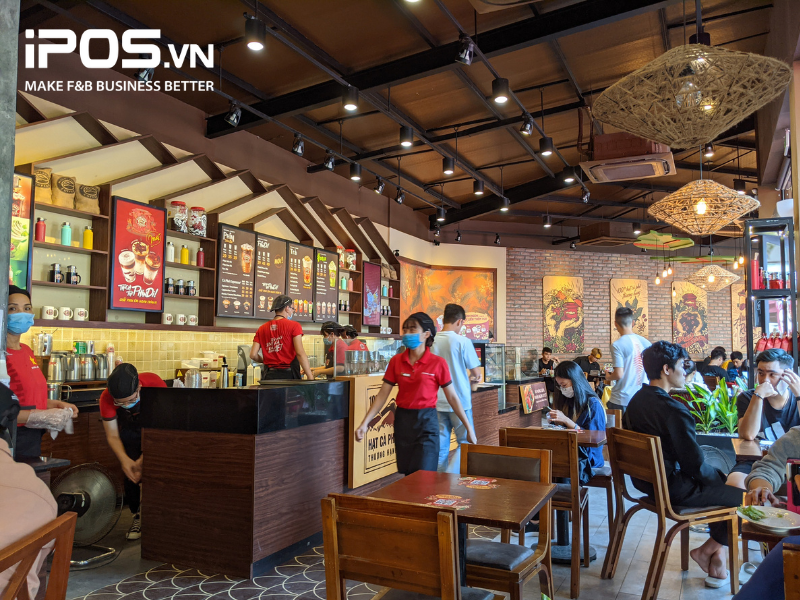 Mẫu thiết kế quán cafe phong cách Mid-Century