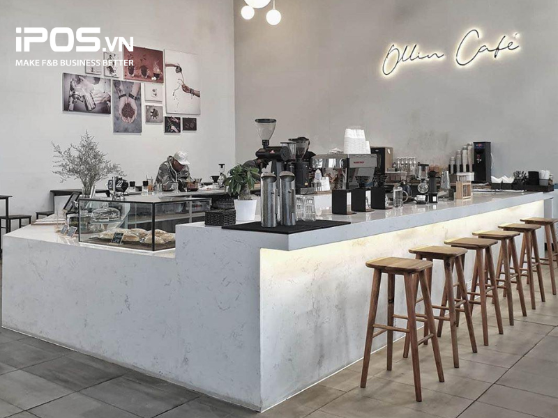 Mẫu thiết kế quán cafe phong cách Minimalist