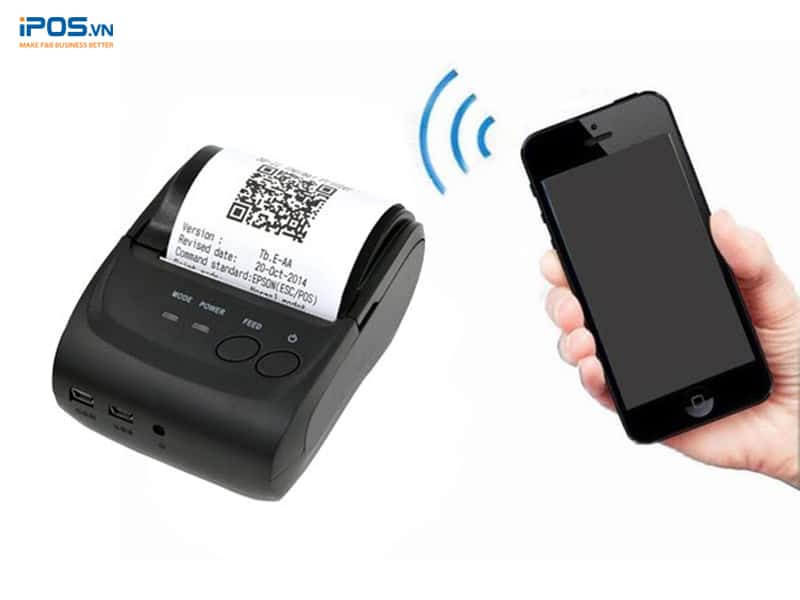 hoạt động của máy in hóa đơn cầm tay