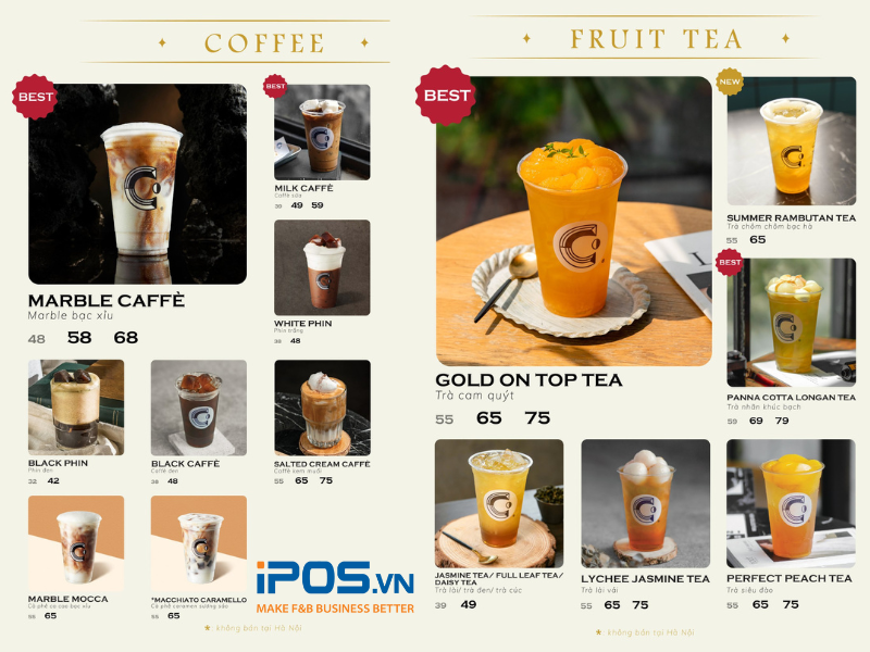 Giá đồ uống Cheese Coffee ở phân khúc tầm trung chứ không quá đắt đỏ