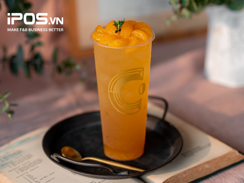 Gold On Top Tea - Trà cam quýt chua ngọt thanh mát là đồ uống cực hợp cho mùa hè