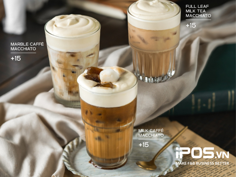 Đồ uống với lớp kem fomai macchiato béo ngậy là “đặc sản” của “nhà Cheese”