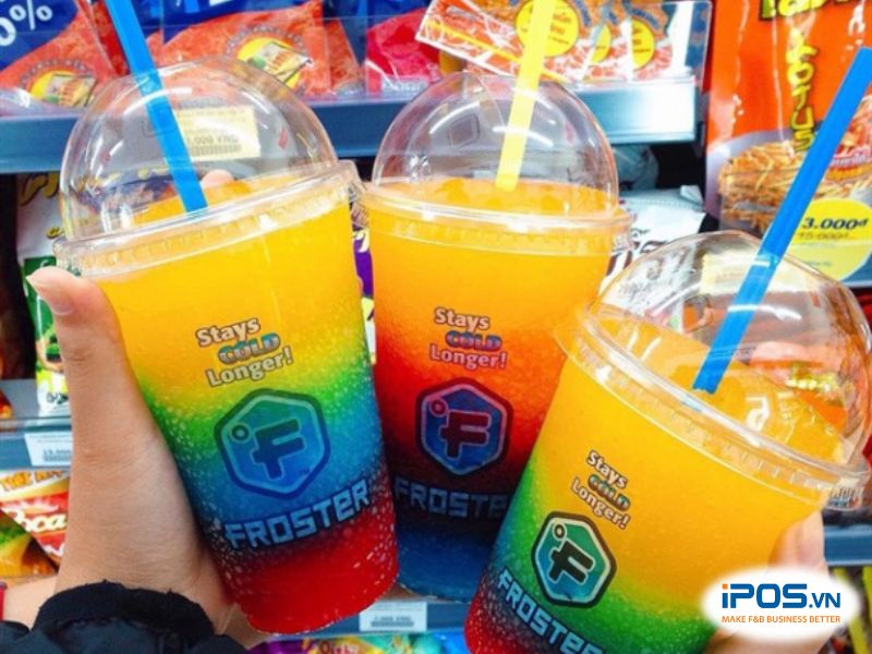 Froster Circle K khi mới ra mắt từng tạo thành hot trend trên mạng xã hội. 