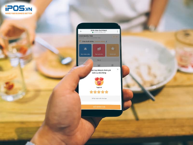 thu thập phản hồi khách hàng trên menu điện tử