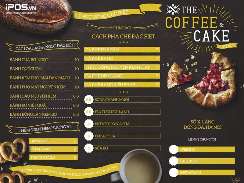 Xác định giá các món trong menu