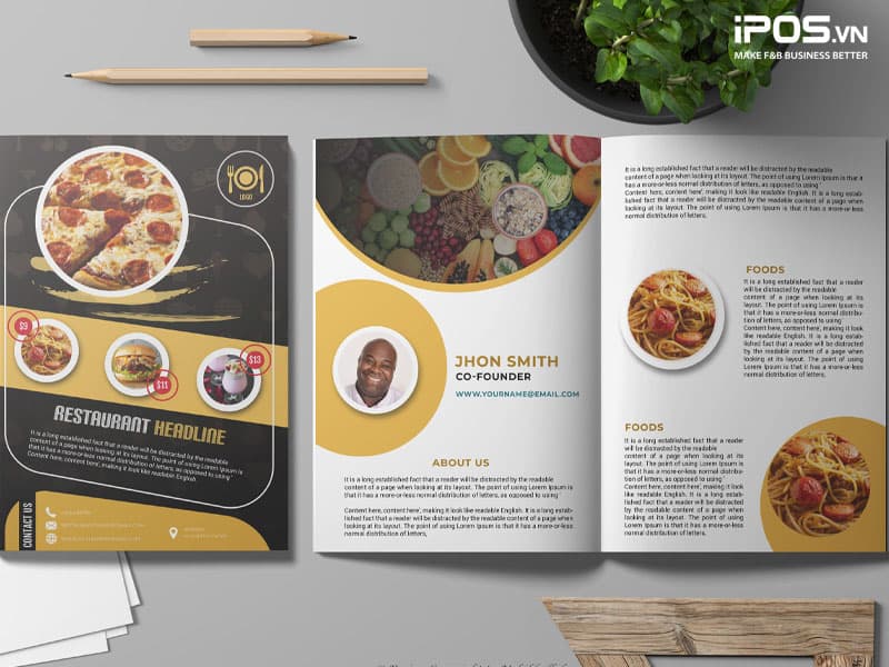 Menu quyển catalogue là menu phổ biến nhất