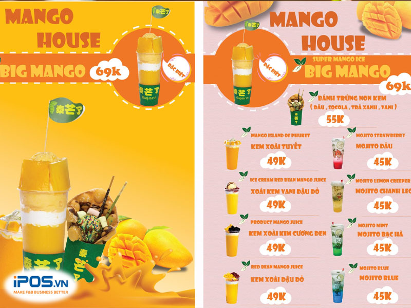 Chỉ nên để một vài món chính tránh gây loãng