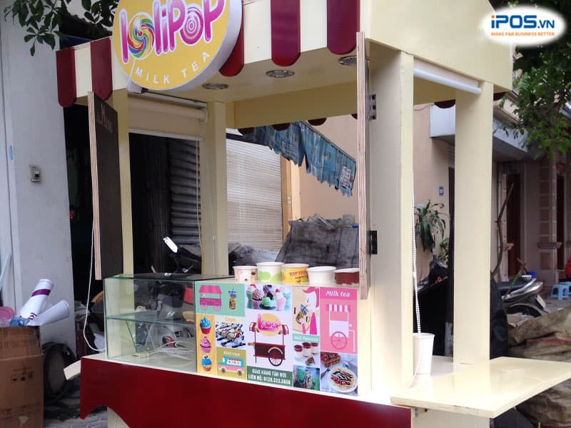 Không khó để bắt gặp những xe bán trà sữa ở thị trường Sài Gòn