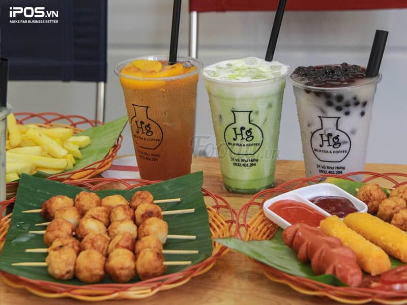 Mô hình kết hợp trà sữa đồ ăn vặt thu hút giới trẻ