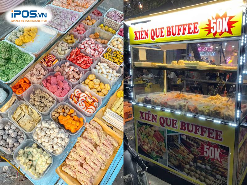 Mở quán buffet xiên que cần sở hữu vị trí gần các trường học hoặc phố trung tâm