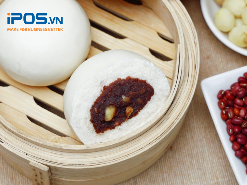 Bánh bao đậu đỏ - món ăn cầu duyên cho ngày Thất Tịch