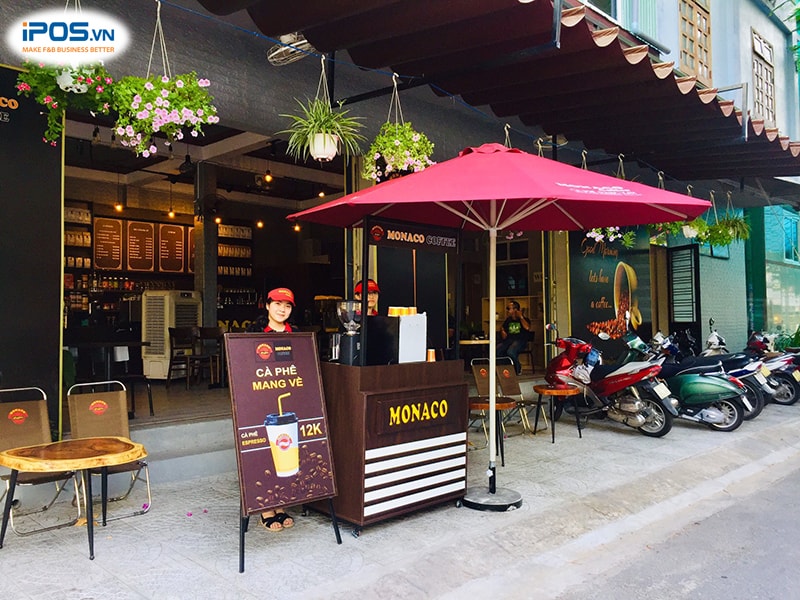 chi phí nhượng quyền monaco coffee
