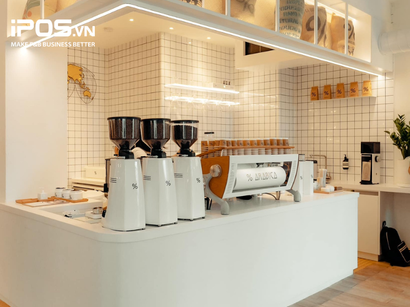 Dàn thiết bị “xịn sò” ở mỗi cửa hàng %Arabica 