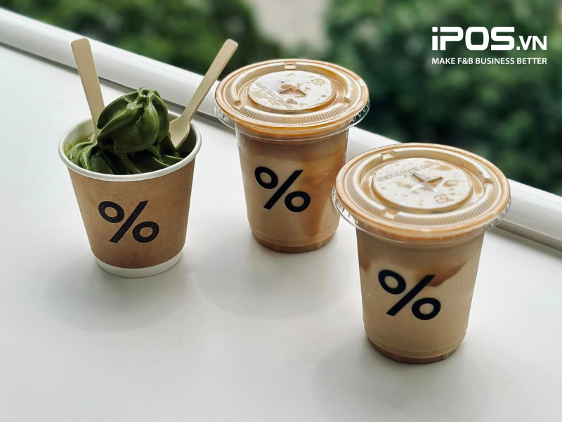 Đồ uống tại % Arabica được làm từ những hạt cà phê đến từ Hawaii 