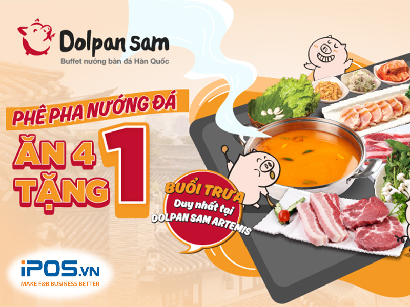 Chương trình ưu đãi thú đẩy khách hàng đi theo nhóm và áp dụng trong khoảng thời gian vắng khách giúp nhà hàng buffet tăng doanh thu hiệu quả