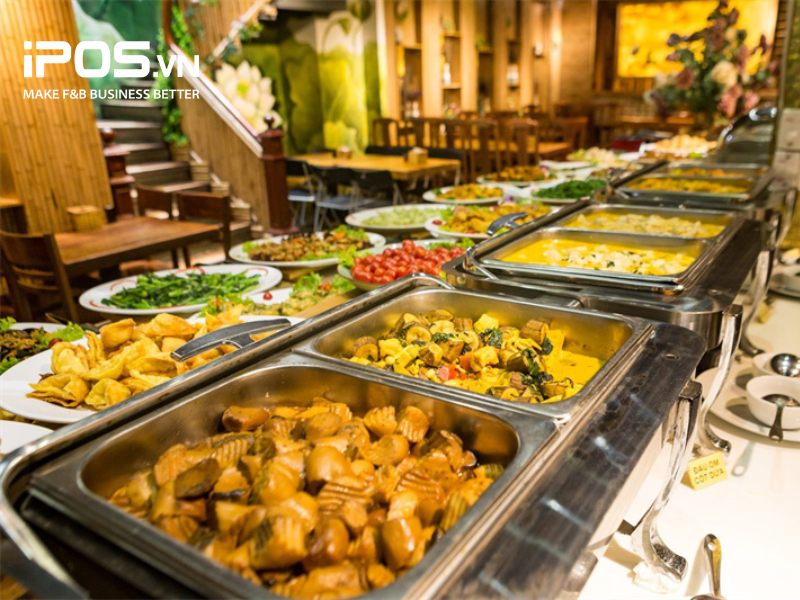 Các món ăn tại nhà hàng buffet chay Hương Thiền không quá cầu kỳ nhưng đều có hương vị hấp dẫn