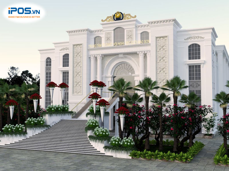 Mặt bằng kinh doanh của nhà hàng tiệc cưới cần có diện tích lớn