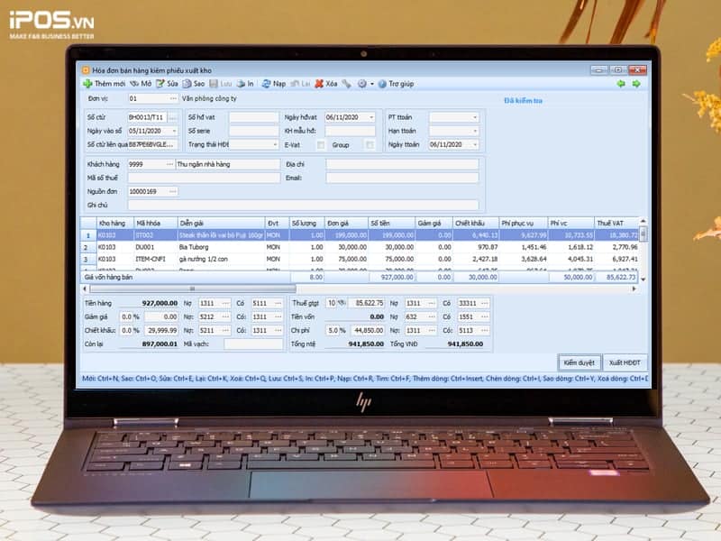 Phần mềm quản lý nhà hàng