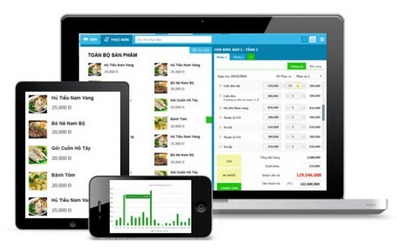 Phần mềm KiotViet có phiên bản dành riêng cho ngành F&B